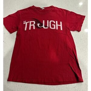 VTG Arkansas Razorback The Trough Red College T-shirt Size Medium